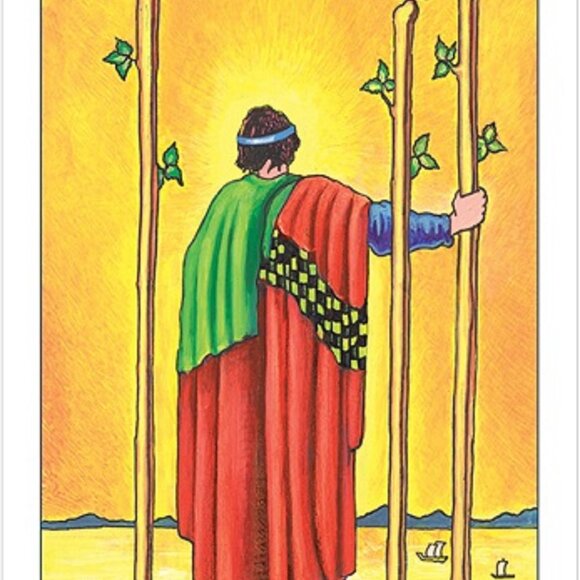 Radiant Rider-Waite Tarot, sat under Texas 100% total solar eclipse April 8, - Picture 5 of 8